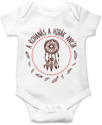 printfashion A rohanás - közmondás - Baba Body - Fehér (7606556)