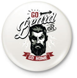 printfashion Menj borbélyhoz - Kitűző, hűtőmágnes - Fehér (3073995)