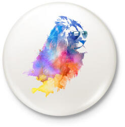 printfashion Sunny Leo - Kitűző, hűtőmágnes - Fehér (3074808)