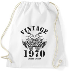 printfashion 1970 - Sportzsák, Tornazsák - Fehér (6215776)