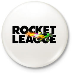 printfashion Rocket League - Kitűző, hűtőmágnes - Fehér (3089876)