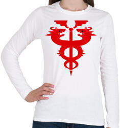 printfashion FMA logo - Női hosszú ujjú póló - Fehér (1968501)