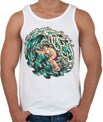 printfashion Szörfös - Férfi atléta - Fehér (8045756)