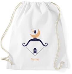 printfashion Nyilas minta - Sportzsák, Tornazsák - Fehér (6270577)