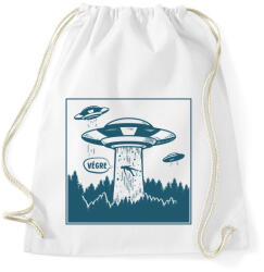 printfashion Végre - UFO - Sportzsák, Tornazsák - Fehér (8749421)