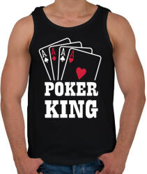 printfashion Póker king - Férfi atléta - Fekete (1304278)