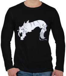 printfashion Természetistennő - Férfi hosszú ujjú póló - Fekete (4824843)