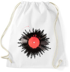 printfashion The vinyl of my life - Sportzsák, Tornazsák - Fehér (238170)