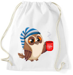 printfashion Bagoly - Sportzsák, Tornazsák - Fehér (15932053)