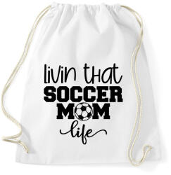 printfashion Livin that soccer mom life - Sportzsák, Tornazsák - Fehér (4961866)