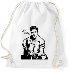 printfashion Elvis Presley - Sportzsák, Tornazsák - Fehér (16834983)