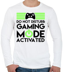 printfashion Gaming - Férfi hosszú ujjú póló - Fehér (385170)