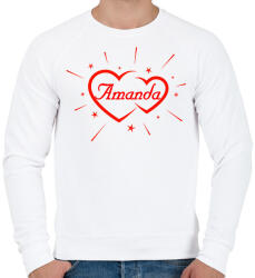 printfashion Amanda - Férfi pulóver - Fehér (11770196)