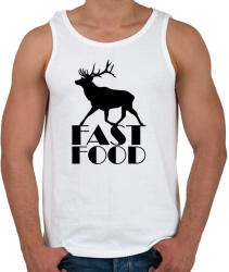 printfashion Fast food - Férfi atléta - Fehér (7492061)