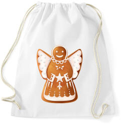 printfashion Mézeskalács angyal - Sportzsák, Tornazsák - Fehér (11220376)