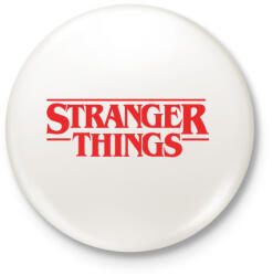printfashion Stranger Things - Kitűző, hűtőmágnes - Fehér (3088499)