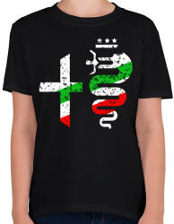 printfashion Alfa Romeo - Gyerek póló - Fekete (10775271)