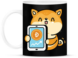 printfashion BITCOIN 4EVER 17 - Bögre - Fekete (6010221)