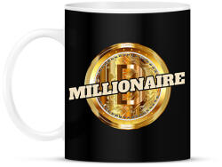 printfashion MILLIONAIRE - Bögre - Fekete (10891939)
