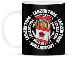 printfashion LESZOKTAM A CIGIRŐL - Bögre - Fekete (10836306)