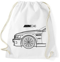 printfashion BMW E46 Mpower - Sportzsák, Tornazsák - Fehér (1166350)