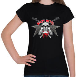 printfashion rock - Női póló - Fekete (14086929)