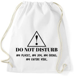 printfashion Do not disturb! - Sportzsák, Tornazsák - Fehér (7292361)