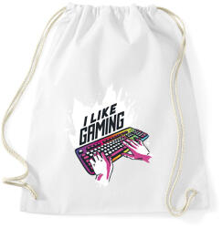 printfashion Gamer - Sportzsák, Tornazsák - Fehér (14013507)