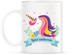printfashion Igazi unikornis egyszarvú - Bögre - Fehér (1036567)