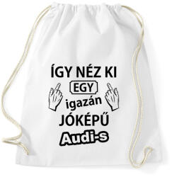 printfashion Jóképű audis - Sportzsák, Tornazsák - Fehér (5378527)