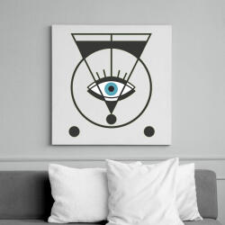 printfashion Spiritual eye - mindent látó szem - Vászonkép - Fehér (6635630)