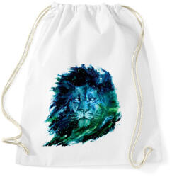 printfashion Oroszlán festmény - Sportzsák, Tornazsák - Fehér (1015764)