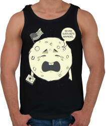 printfashion Soha többé nem látogatnak meg - Férfi atléta - Fekete (9730571)