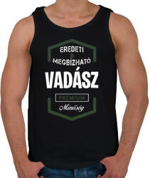 printfashion Vadász prémium minőség - Férfi atléta - Fekete (1467968)