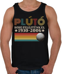 printfashion Plútó emléke - Férfi atléta - Fekete (9730570)