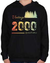 printfashion 2000 - Gyerek kapucnis pulóver - Fekete (12623190)