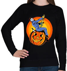 printfashion Michael Myers wrecking ball - Női pulóver - Fekete (16819519)