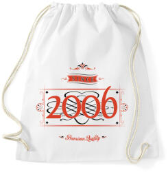 printfashion since-2006-red-black - Sportzsák, Tornazsák - Fehér (538430)