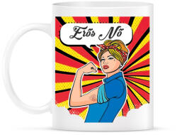 printfashion Erős nő - Bögre - Fehér (4114232)