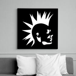 printfashion Punk 2 - Vászonkép - Fekete (6647229)