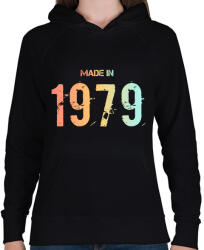 printfashion 1979 - Női kapucnis pulóver - Fekete (6225894)