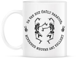 printfashion Őrült barát - Bögre - Fehér (13506384)