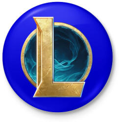 printfashion League of legends - Kitűző, hűtőmágnes - Királykék (5460874)