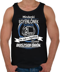 printfashion Buszsofőr - Férfi atléta - Fekete (1049857)