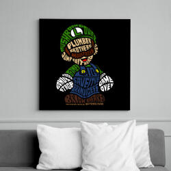 printfashion Szerelő - Vászonkép - Fekete (6641770)