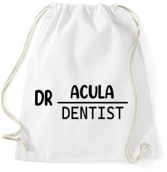 printfashion Dr. Acula - Dentist - Sportzsák, Tornazsák - Fehér (7233898)