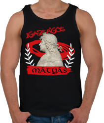 printfashion Mátyás király - Férfi atléta - Fekete (9942177)