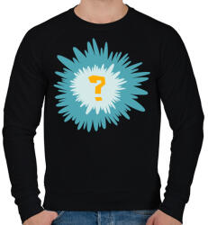 printfashion Problem? - Férfi pulóver - Fekete (1053066)
