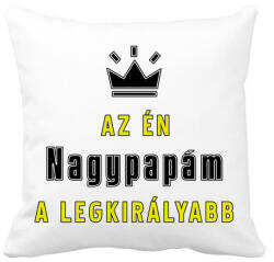 printfashion Az én nagypapám - Párnahuzat, Díszpárnahuzat - Fehér (3617888)