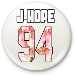 printfashion J-HOPE - Kitűző, hűtőmágnes - Fehér (3078890)
